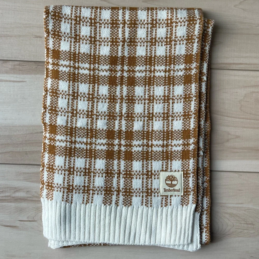 TIMBERLAND Scarf OS Wheat Plaid